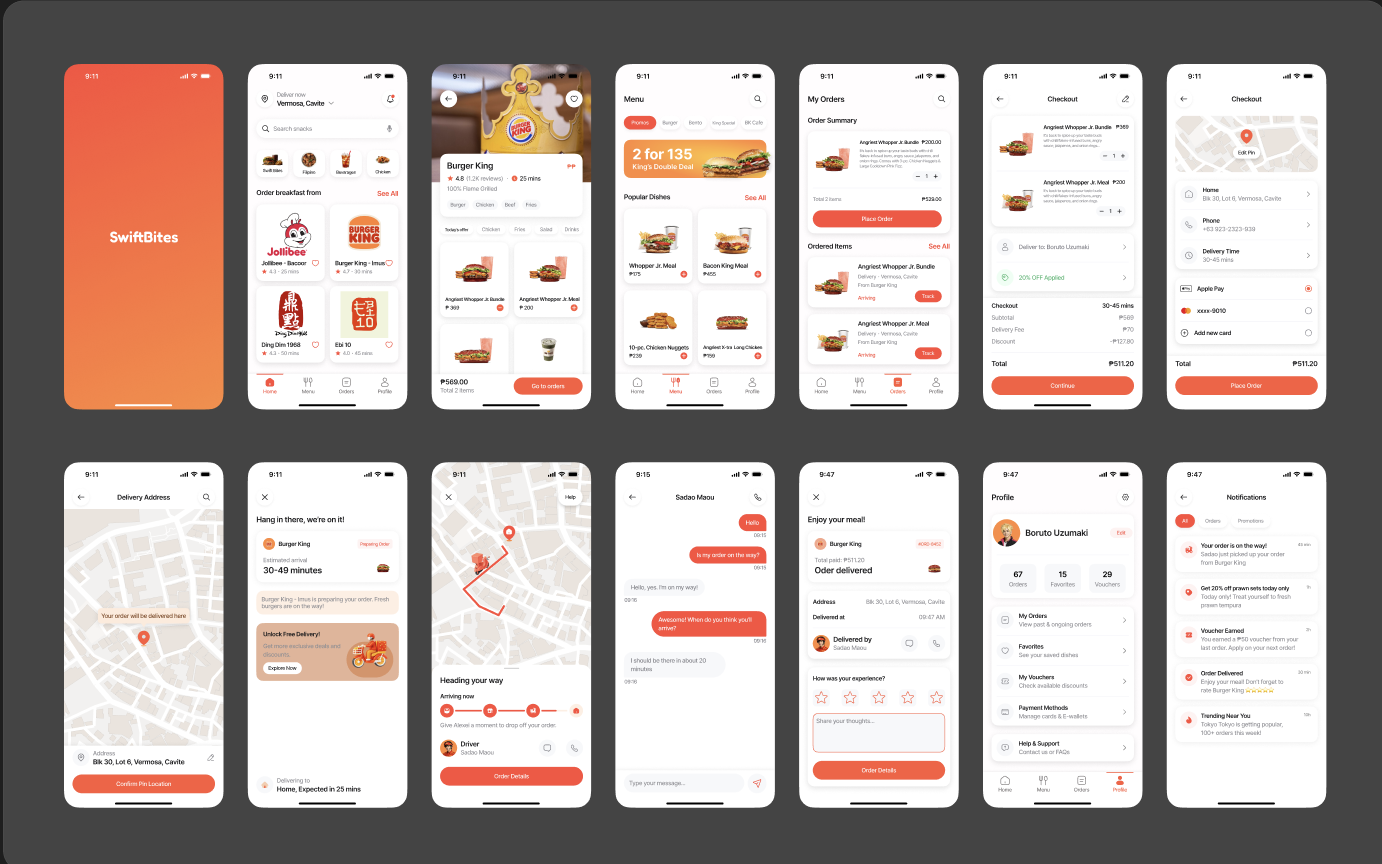 Food Delivery App Prototype